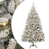 vidaXL С изкуствено коледно дърво 180 cm 300 LED светодиода Топло бяло