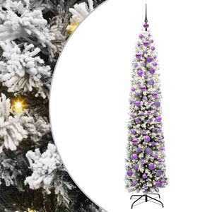 vidaXL С изкуствено коледно дърво с 300 LED светодиода Зелен 180 cm