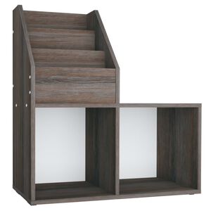 vidaXL Рафт детски книги сив сонома дъб 71x30x78,5 см инженерно дърво