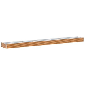 vidaXL Градинска повдигната леха Светло кафяво 775 x 100 x 36 см
