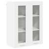 vidaXL Висящ шкаф Бяло 60 x 31 x 80 см Инженерна дървесина