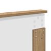 vidaXL Рамка за легло Дъб Артизан 140 x 200 cm Солидно борово дърво