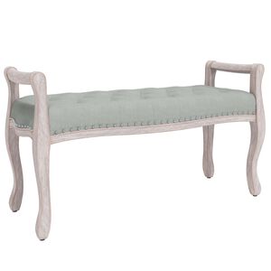 vidaXL Пейка, светлосива, 110x45x60 см, кадифе