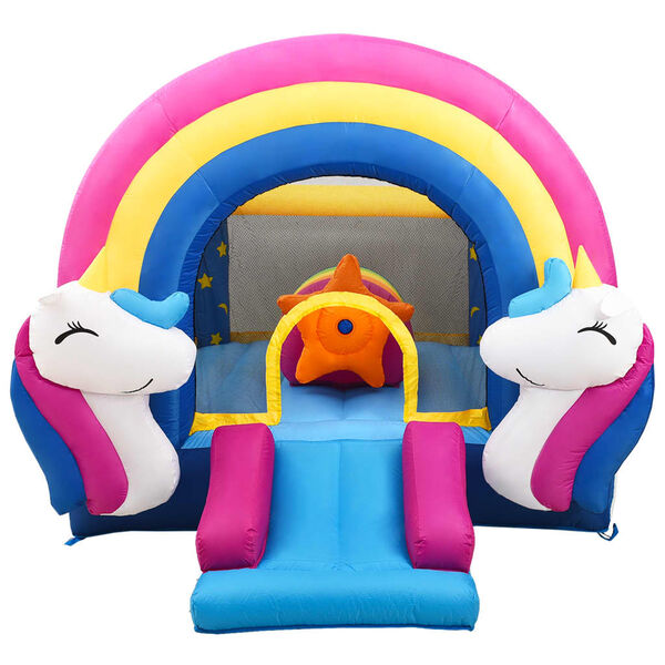 Happy Hop Надуваем батут с пързалка, 335x265x215 см, PVC