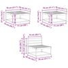 vidaXL Комплект дивани за открито 6 pcs Естествен