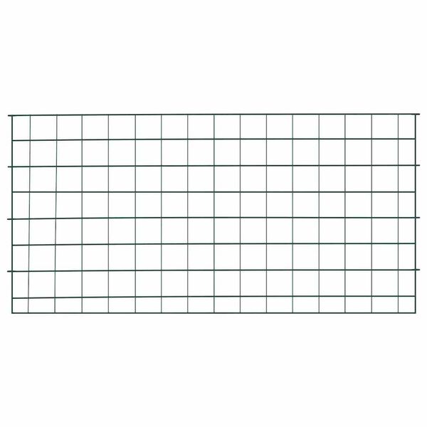 vidaXL Комплект ограда за езеро 5 pcs Зелен 100 x 50 cm Стомана