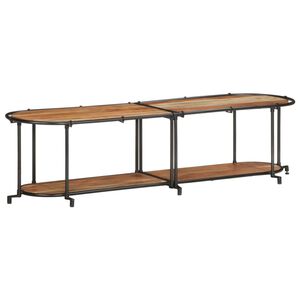 vidaXL ТВ шкаф, 160x42x40 см, масивно акациево дърво