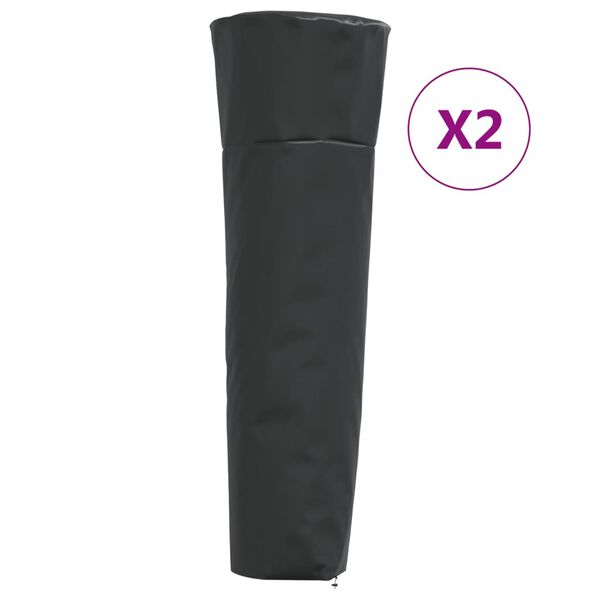 vidaXL Калъфи за нагреватели 2 бр 86x47x241 см 420D Оксфорд плат