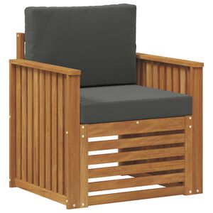 vidaXL Комплект дивани за открито Естествен 71 x 63 x 73 см