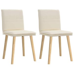 vidaXL Трапезни столове, 2 бр, лен