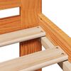 vidaXL Рамка за легло без матрак, восъчнокафяво, 90x200 см, бор масив