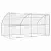 vidaXL Кучешка клетка 2 бр. Сребристо 4 x 2 x 2 m Поцинкована стомана