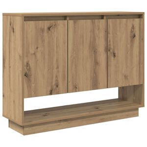 vidaXL Служебен шкаф Дъб 97 x 29 x 75 см Инженерно дърво