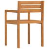 vidaXL Градински столове, 4 бр., 50x53x80 см, масивна акация