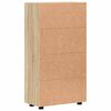 vidaXL Служебен шкаф с рафт FLORIN Сонома дъб 55,5 x 29 x 103 см