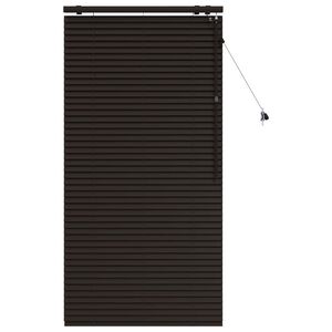 vidaXL Венецианска щора Тъмен кафяв 70 x 160 см 35 mm