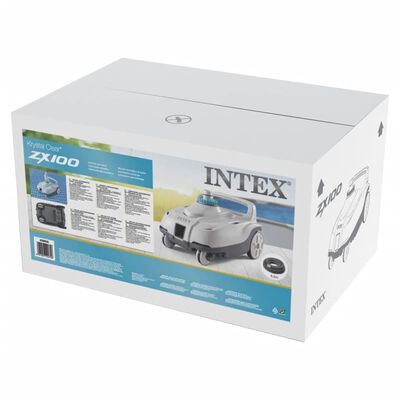 Intex ZX100 Автоматичен почистващ уред за басейн, бял