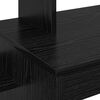vidaXL Бюро с рафт Черен дъб 100 x 40 x 90 cm Инженерно дърво