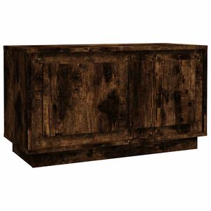 vidaXL ТВ шкаф, опушен дъб, 80x35x45 см, инженерно дърво