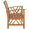 vidaXL Градинска пейка, 119 cм, акация масив