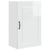 vidaXL Панел за миялна машина Kalmar Лъскаво бяло 50 x 31 x 80 см