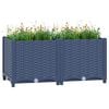 vidaXL Повдигната леха, 80x40x38 см, полипропилен