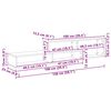 vidaXL Стойказастенентелевизор 150x25x28,5см Инженерно дърво