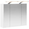 vidaXL Шкаф с огледало за баня Бяло 60 x 14,5 x 50 см