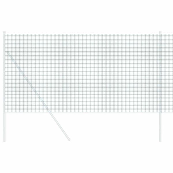 vidaXL Заварена мрежа ограда Зелен 1.4 x 25 m