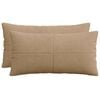 vidaXL Калъфка за възглавница 2 pcs ALMELO Кафяво 40 x 70 cm кордурой