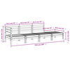 vidaXL Градински диван, 4-местен, импрегниран бор