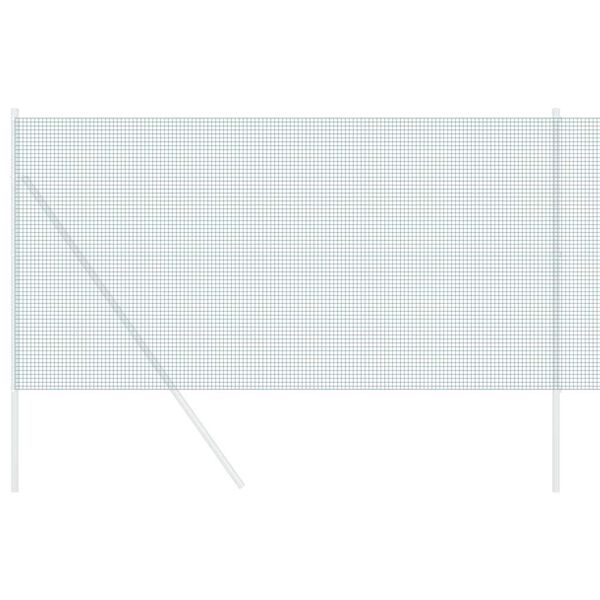 vidaXL Заварена мрежа ограда Зелен 1.2 x 50 m Стомана