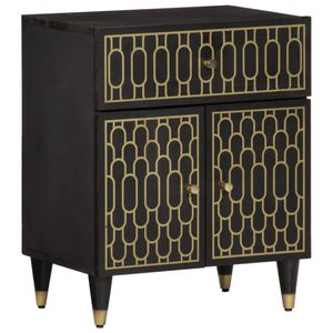 vidaXL Нощно шкафче 50x33x60 см мангово дърво масив