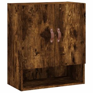 vidaXL Стенен шкаф, опушен дъб, 60x31x70 см, инженерно дърво