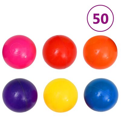 vidaXL Басейн с топки с 300 топки за деца 75x75x32 см