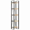 vidaXL Библиотека с 5 рафта, 40x30x180 см, манго масив