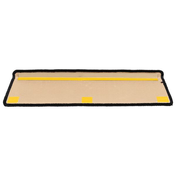 vidaXL Самозалепващи стелки за стълби, 5 бр, 65x21x4 см, черно и сиво