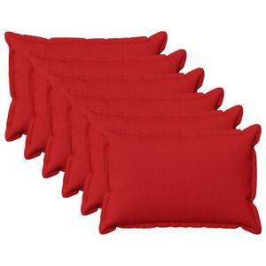 vidaXL Калъфка за възглавница 6 pcs HOUTEN Червено 40 x 60 cm