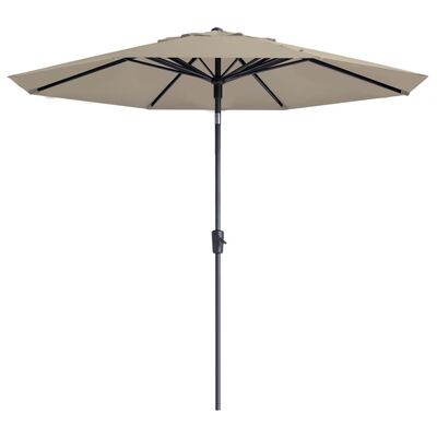Madison Градински чадър Paros II Luxe, 300 см, екрю