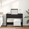 vidaXL Козметична маса с чекмедже Черния дъб 100 x 45 x 76 см
