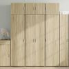 vidaXL Висок шкаф, сонома дъб, 70x42,5x185 см, инженерно дърво
