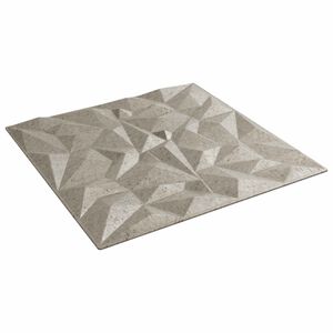 vidaXL Стенни панели 12 бр. 50 x 50 cm Аметист Бетон XPS Пяна