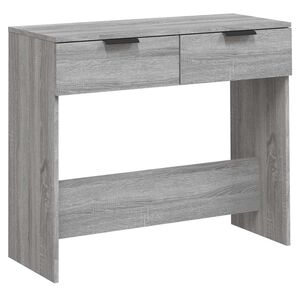vidaXL Конзолна маса, сив сонома, 90x36x75 см, инженерно дърво
