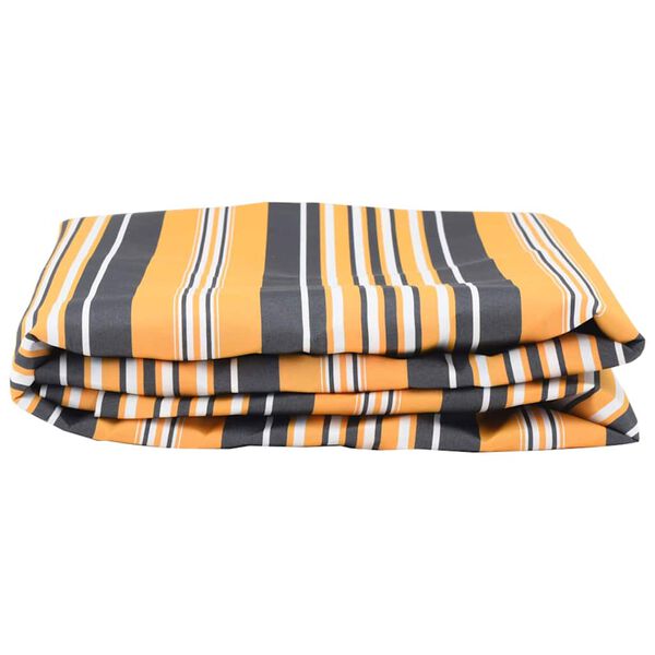 vidaXL Смяна на сенник Жълт и Сив 1000 x 160 см Полиестерен плат