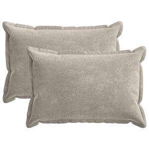 vidaXL Калъфка за възглавница 2 pcs HOUTEN Светлосиво 30 x 50 cm