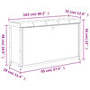 vidaXL Пейка за обувки с подвижно чекмедже, опушен дъб, 102x32x56 см