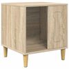 vidaXL Кучешка къща Дъб сонома 44 x 42 x 49 см Инженерна дървесина