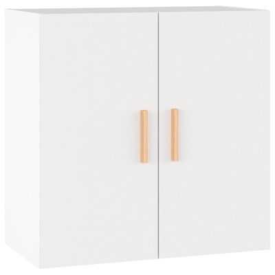 vidaXL Стенен шкаф, бял, 60x30x60 см, инженерно дърво