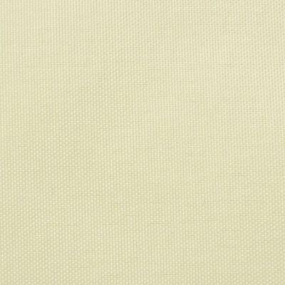 vidaXL Сенник платно, Оксфорд текстил, квадратно, 3.6x3.6 м, кремаво