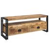 vidaXL ТВ шкаф, 120x35x45 см, мангово дърво масив